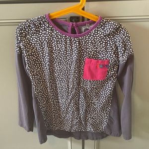 Fun girls polka dot top